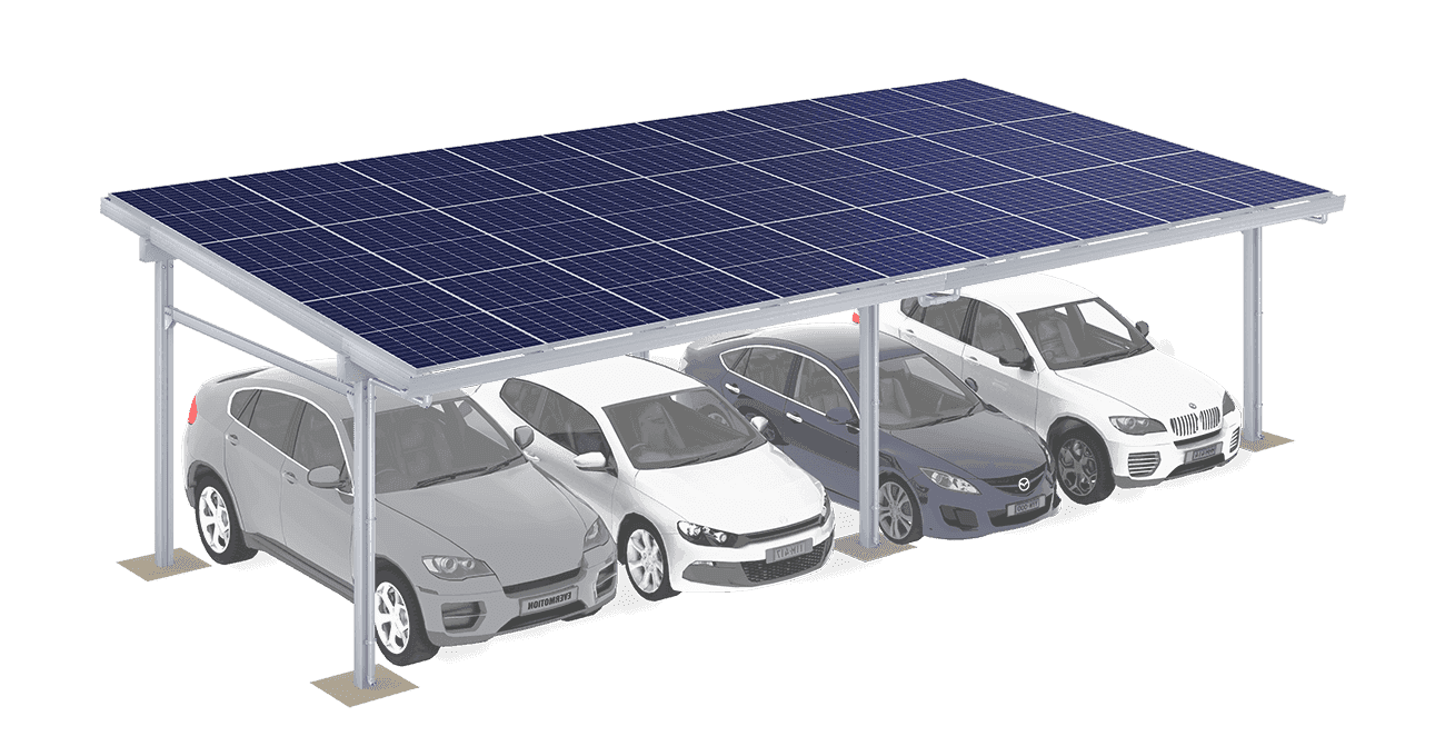 Titan LITE aluminum waterproof solar carport system