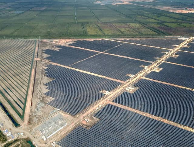 100MW ground mount project in Vietnam