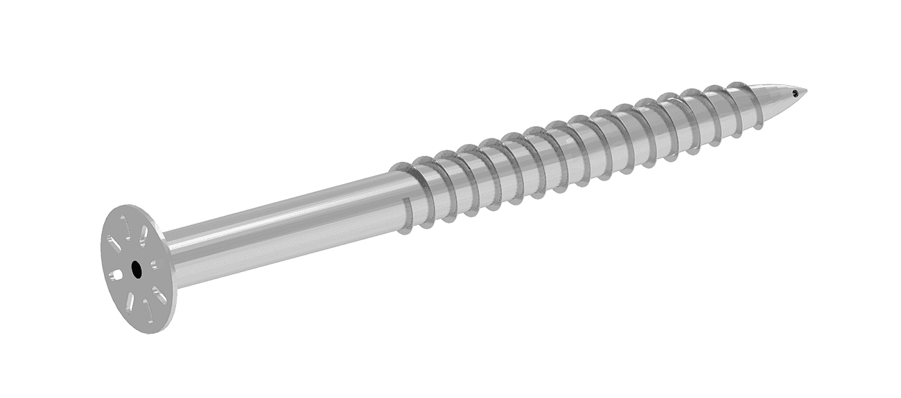 Mounting Accessories — Helical ground screw for solar installations