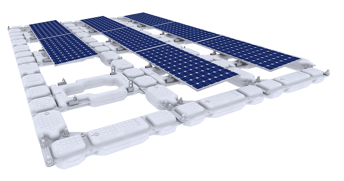 Versatile Mounting Solutions — Aqua FPV floating solar system