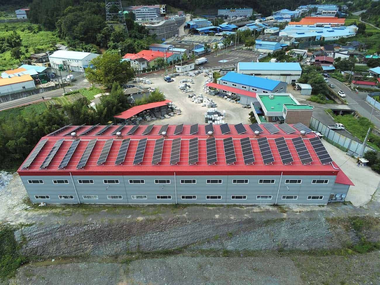 Korea 99.3kW solar project